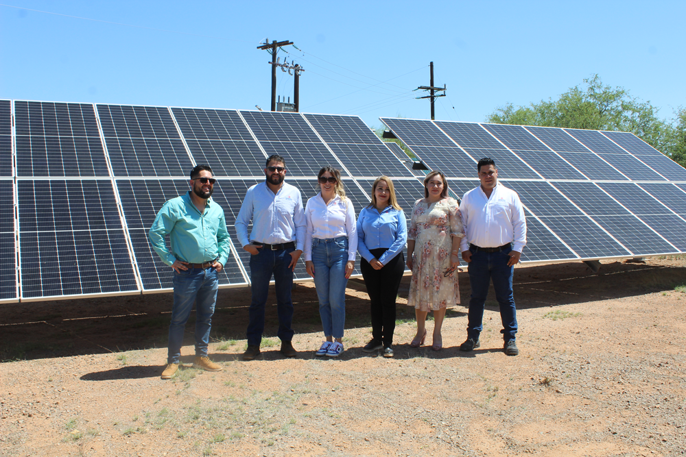 Sempra Infraestructura entrega sistema fotovoltaico  de generación eléctrica para pozo de bombeo en Benjamín Hill