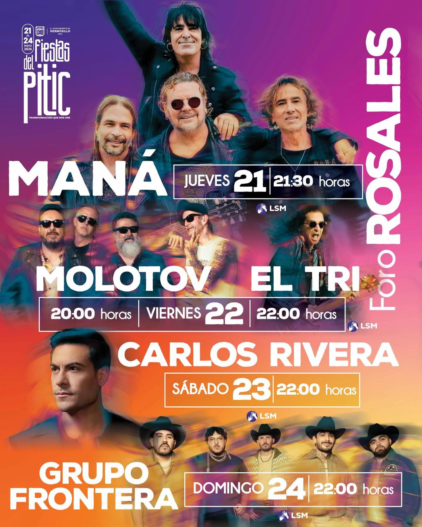 Pitic Rostas Fiestas del Pitic 2026: artistas, cartelera y todo lo que debes saber ...