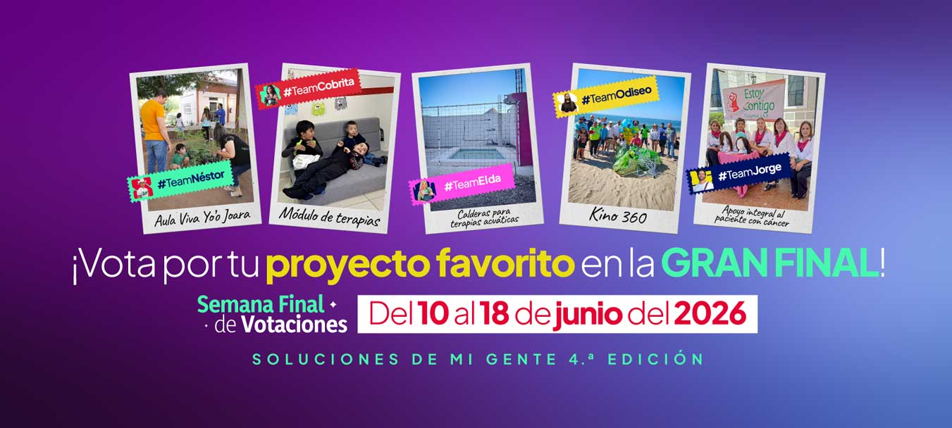Conoce a los 5 finalistas de Soluciones de mi Gente 4ta. edición
